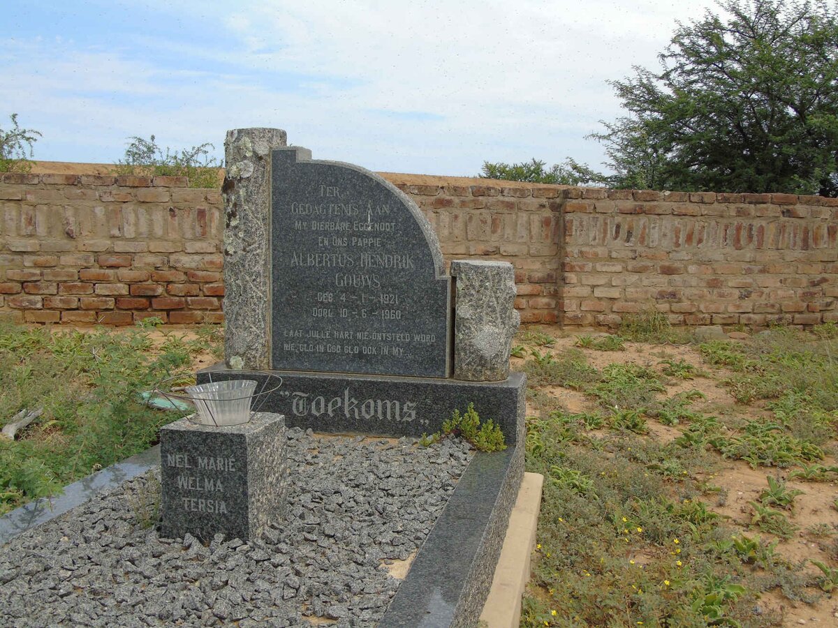 GOUWS Albertus Hendrik 1921-1960