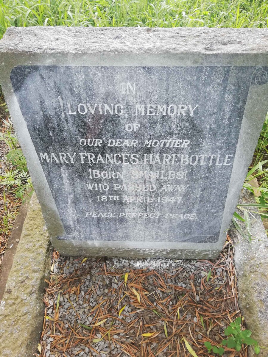 HAREBOTTLE Mary Frances nee SMAILES -1947