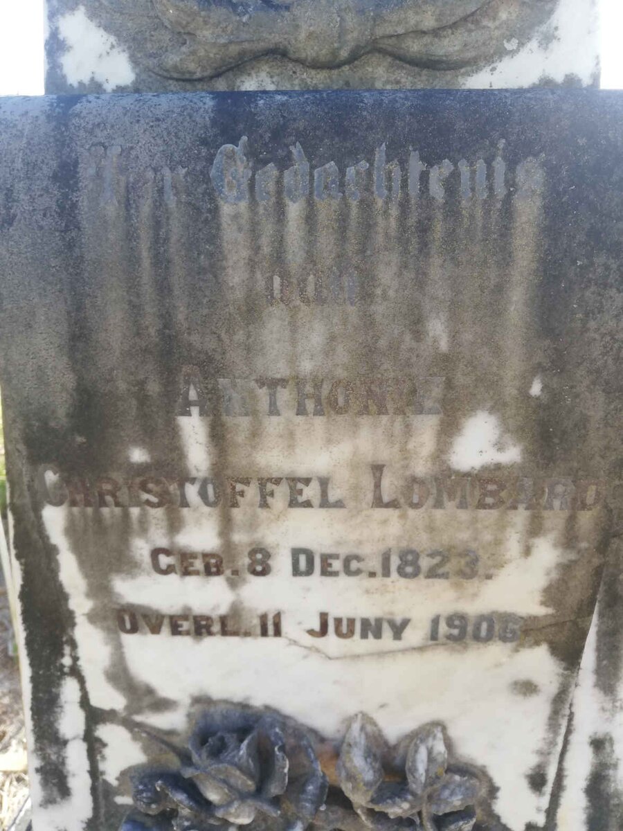 LOMBARD Anthonie Christoffel 1823-1906