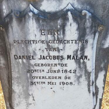 MALAN Daniel Jacobus 1842-1908