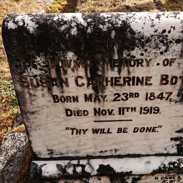 BOTHA Susan Catherine 1847-1919