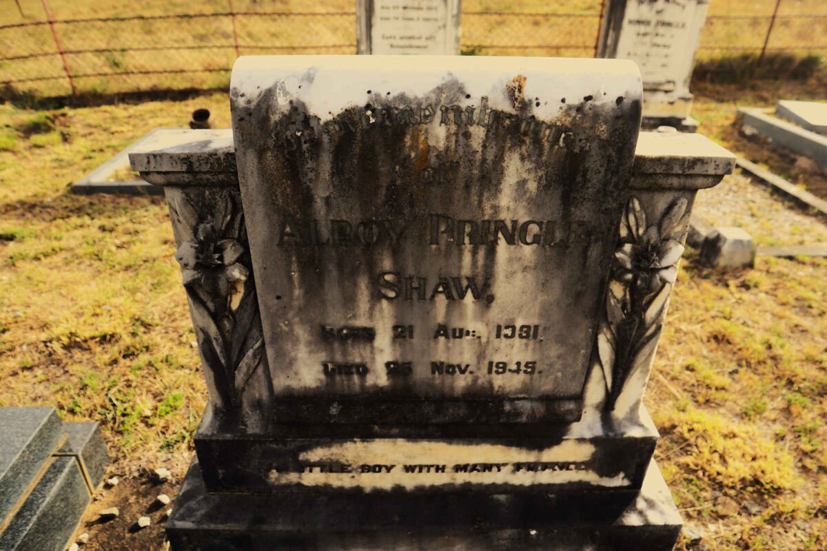 SHAW Alroy Pringle 1931-1945