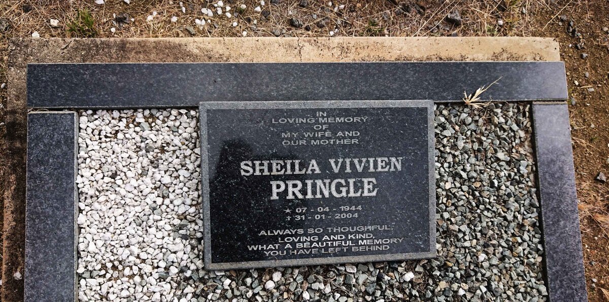 PRINGLE Sheila Vivien 1944-2004