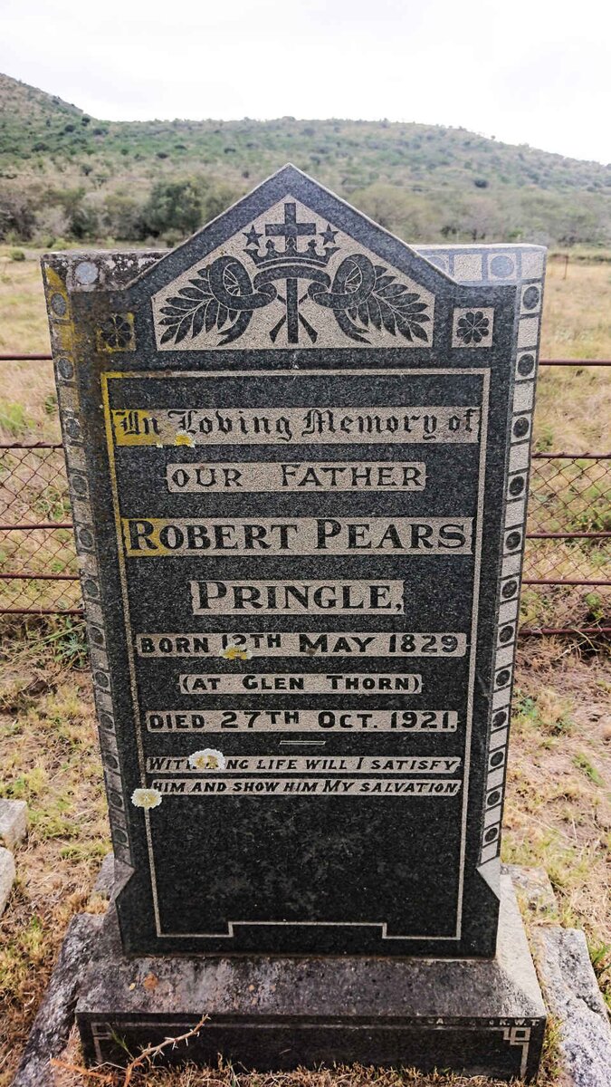 PRINGLE Robert Pears 1829-1921