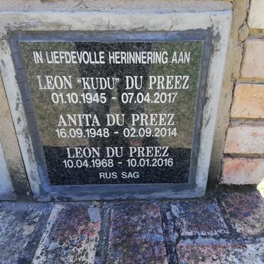 PREEZ Leon, du 1945-2017 &amp; Anita 1948-2014 :: PREEZ Leon, du 1968-2016