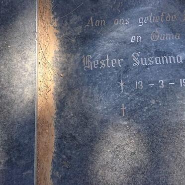 BOTHA Coenraad Michael 1932-1987 &amp; Hester Susanna MAREE 1932-