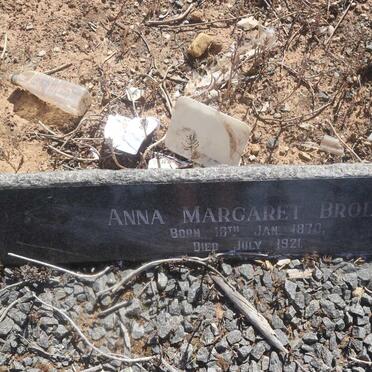 BROLI William Edward 1868-1945 &amp; Anna Margaret 1870-1921