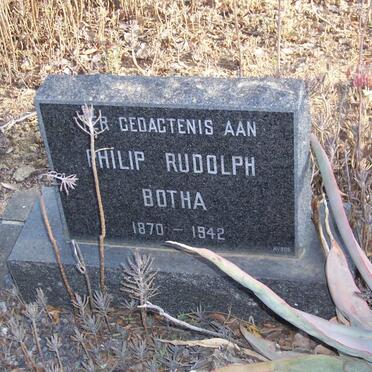 BOTHA Philip Rudolph 1870-1942