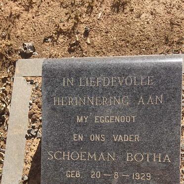 BOTHA Schoeman 1929-1988