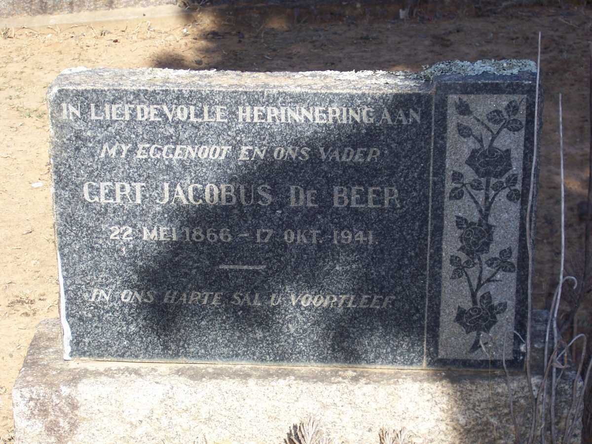 BEER Gert Jacobus, de 1866-1941