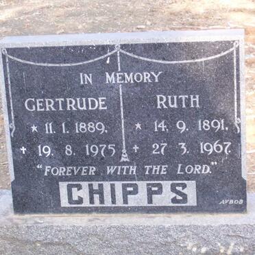 CHIPPS Gertrude 1889-1975 :: CHIPPS Ruth 1891-1967