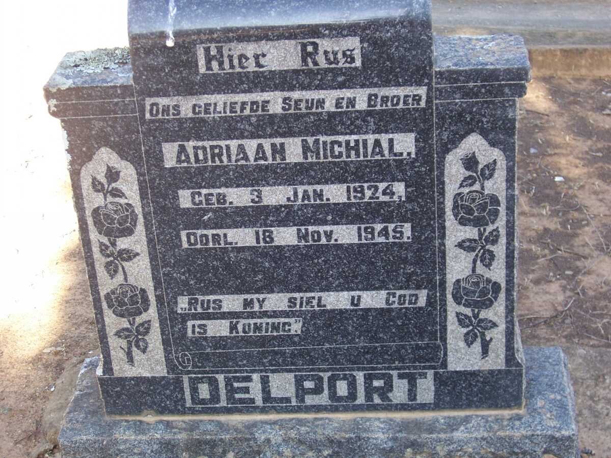 DELPORT Adriaan Michial 1924-1945