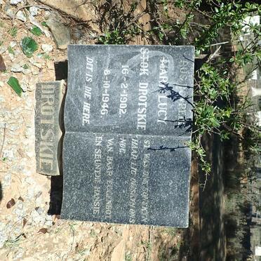 DROTSKIE Mari Lucy Stok 1902-1946