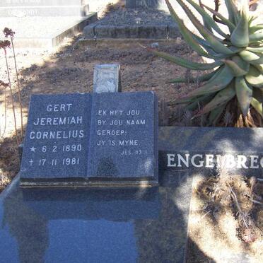 ENGELBRECHT Gert Jeremiah Cornelius 1890-1981