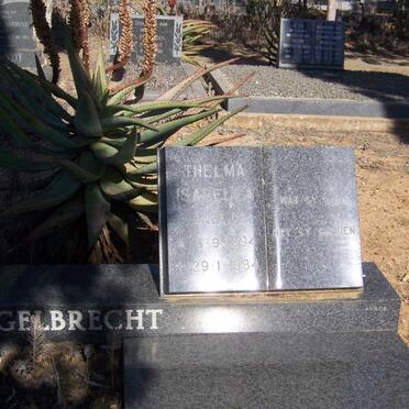 ENGELBRECHT Thelma Isabella 1894-1984