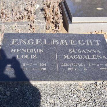 ENGELBRECHT Hendrik Louis 1904-1990 &amp; Susanna Magdalena FOURIE 1914-1996