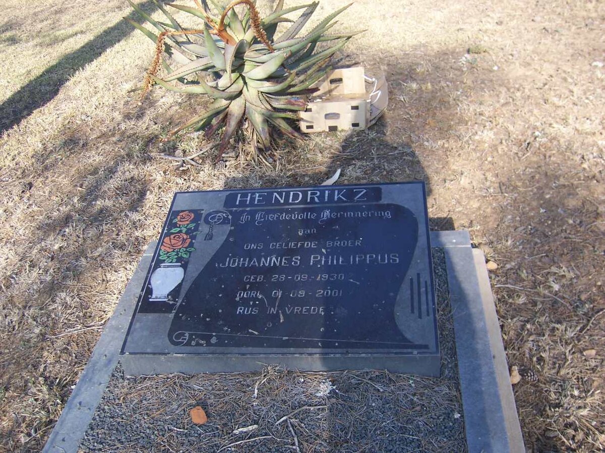 HENDRIKZ Johannes Philippus 1930-2001