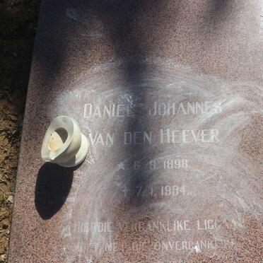 HEEVER Daniel Johannes, van den 1898-1984