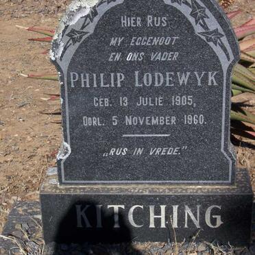 KITCHING Philip Lodewyk 1905-1960