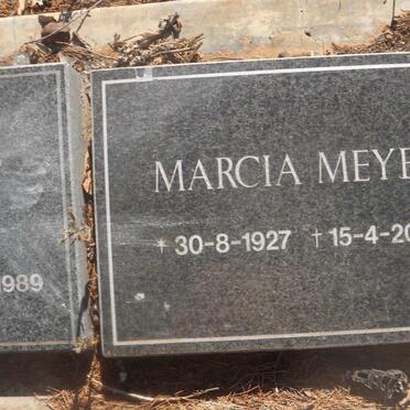 MEYER B.J.H. 1923-1989 &amp; Marcia 1927-2009