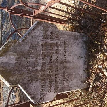 MARE Sybrand Gerhardus 1900-1901