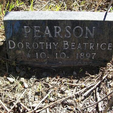 PEARSON Dorothy Beatrice 1897-1992