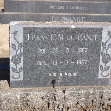 RANDT Frans E.M., du 1903-1967