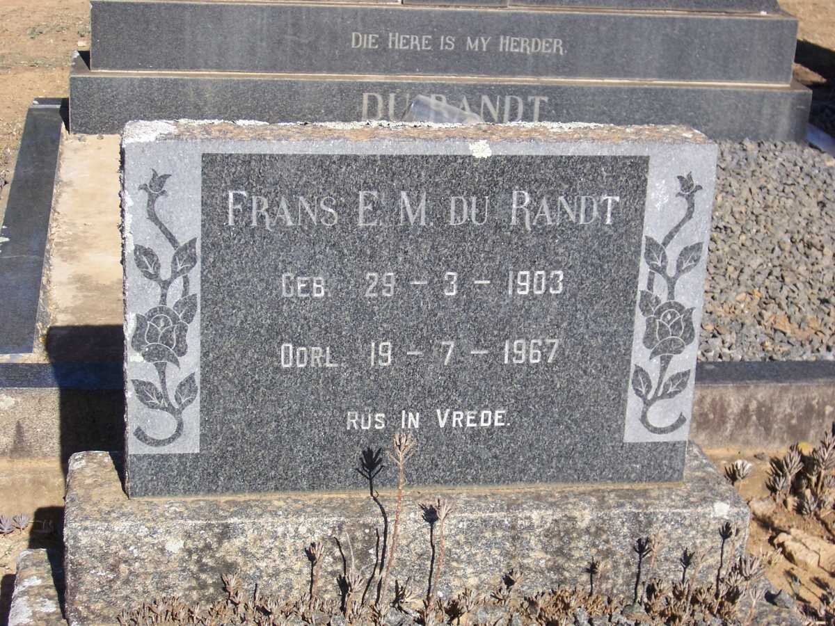 RANDT Frans E.M., du 1903-1967