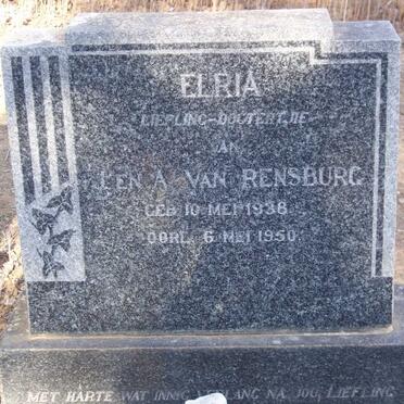 RENSBURG Elria, van 1938-1950