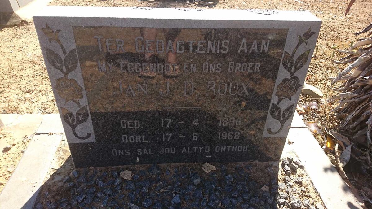 ROUX Jan J.D. 1896-1968