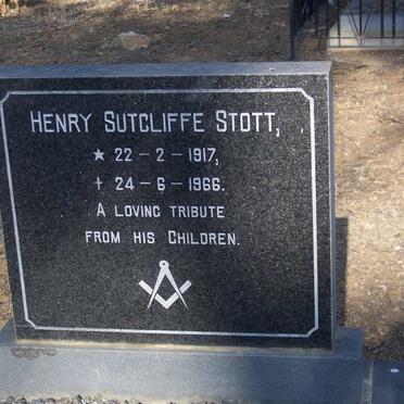 STOTT Henry Sutcliffe 1917-1966