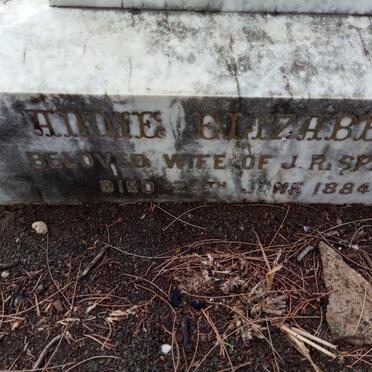 SPARKS Annie Elizabeth -1884