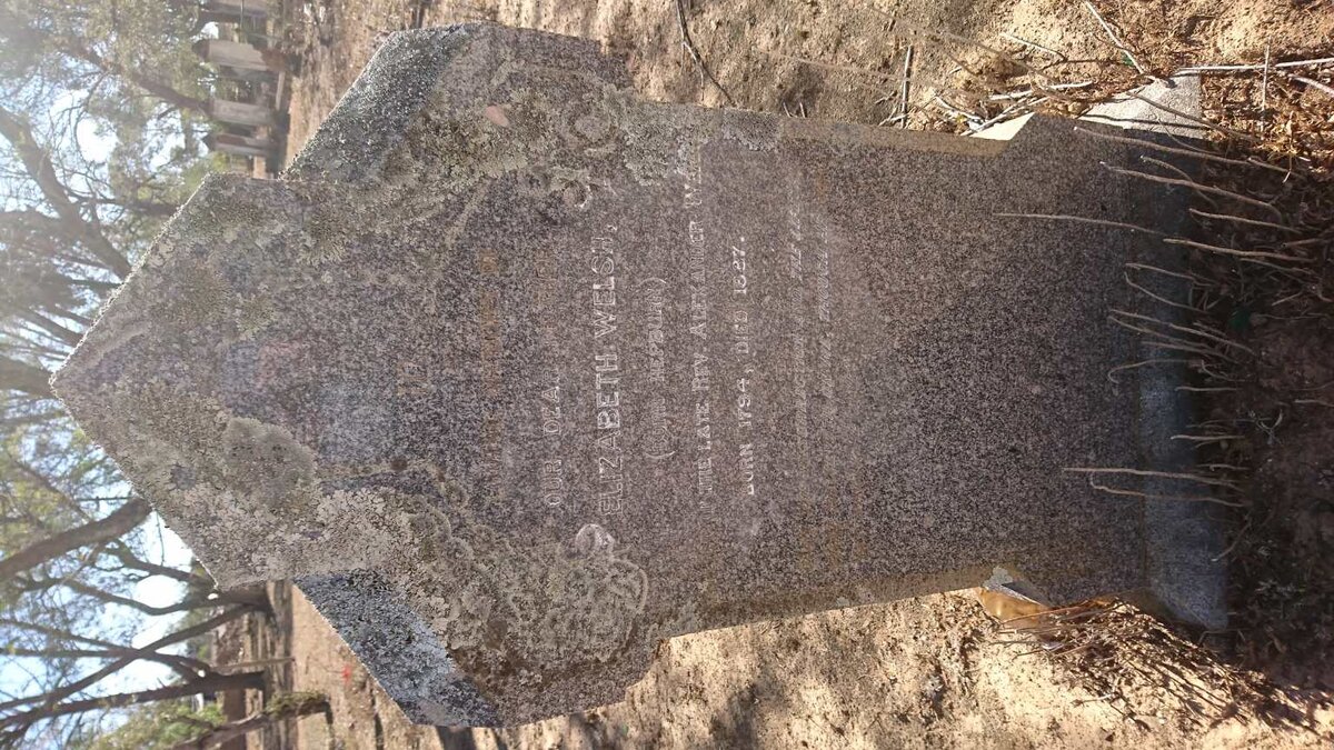 WELSH Elizabeth nee HEPBURN 1794-1827