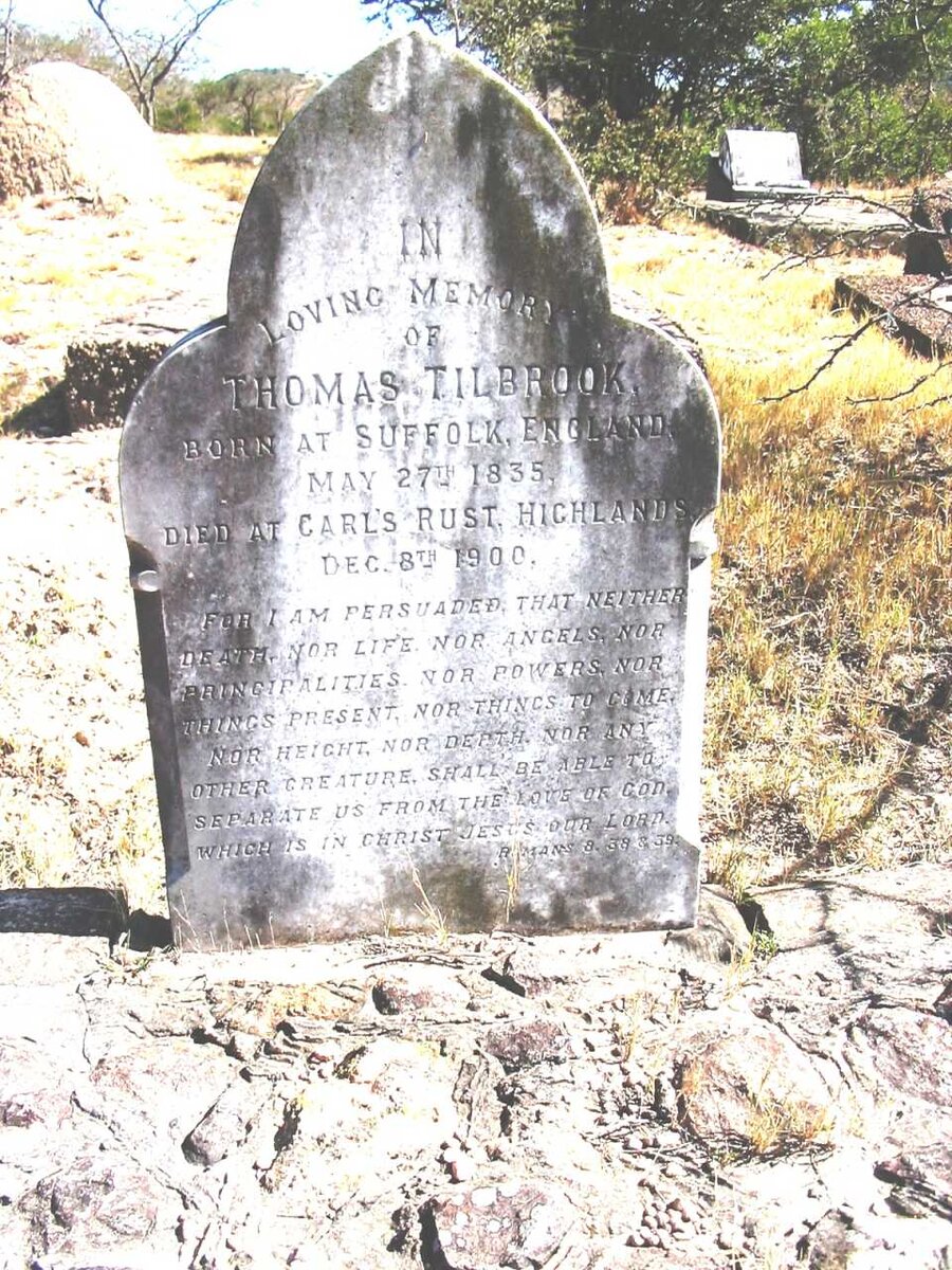 TILBROOK Thomas 1835-1900