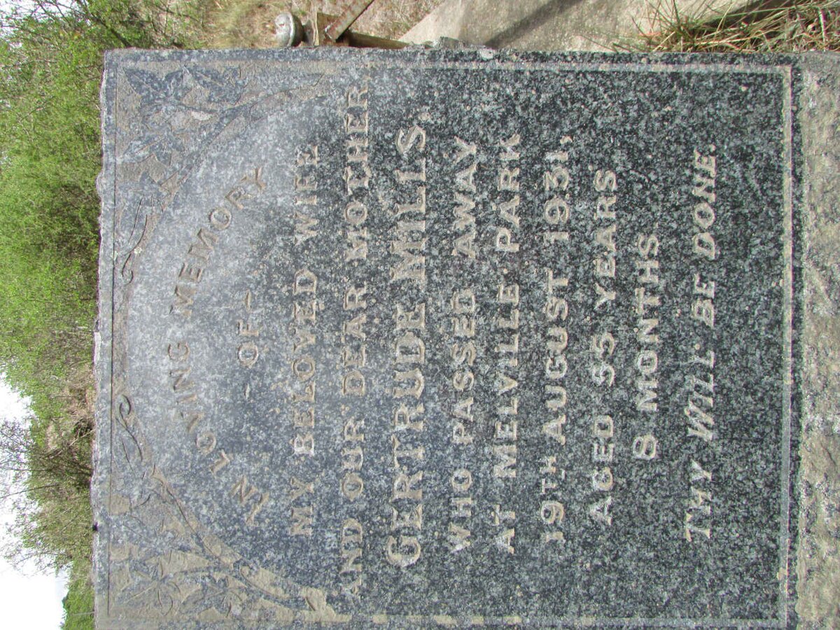 MILLS Gertrude -1931