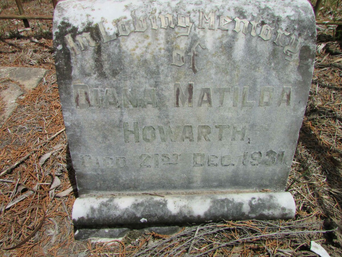 HOWARTH Diana Matilda -1931