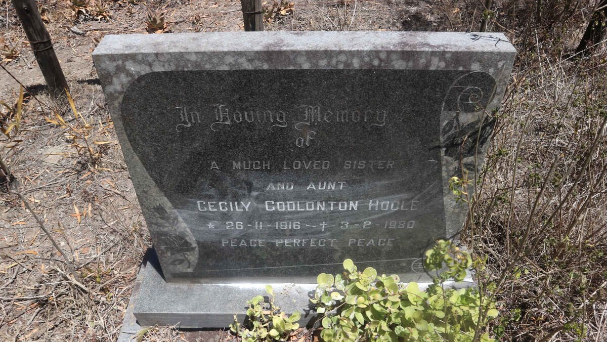 HOOLE Cecily Godlonton 1916-1980