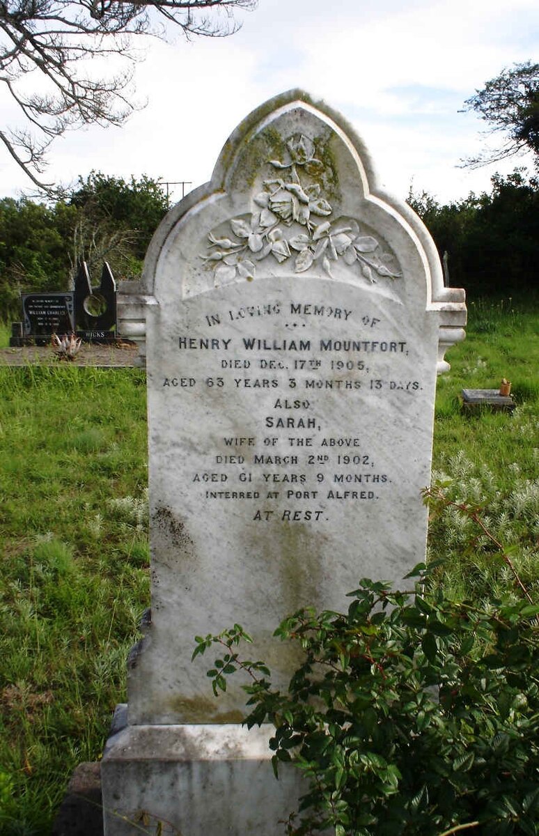 MOUNTFORT Henry William -1905 &amp; Sarah -1902