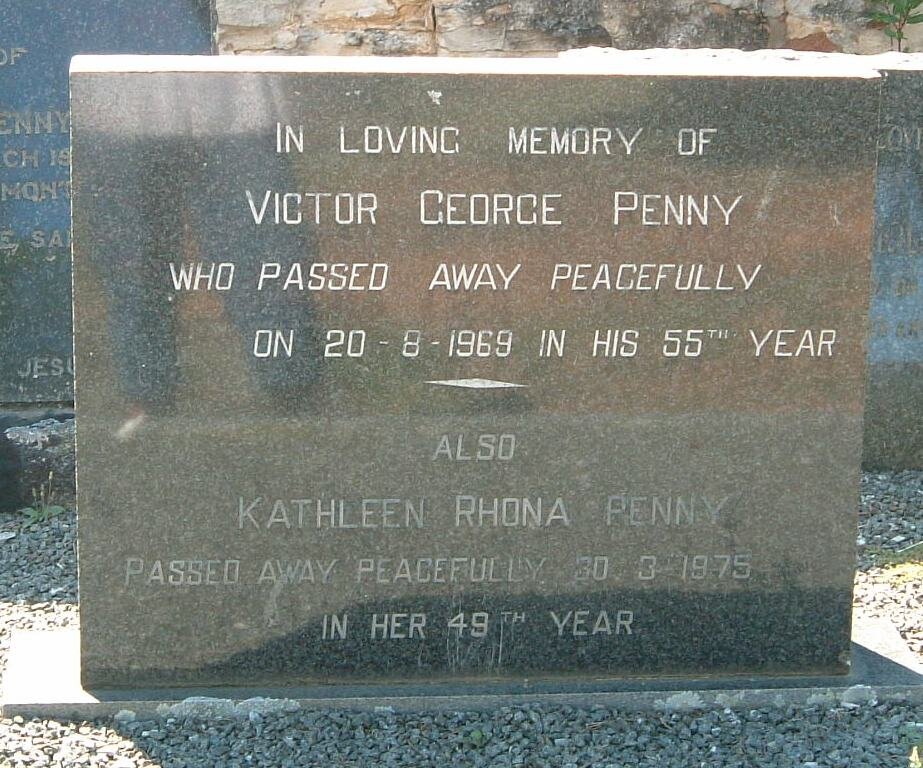PENNY Victor George -1969 :: PENNY Kathleen Rhona -1975
