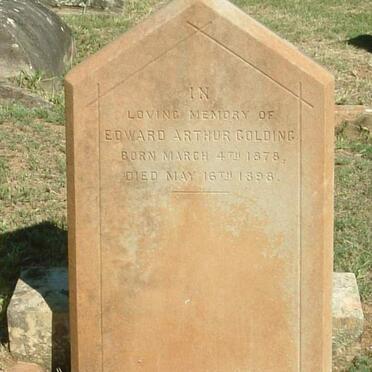 GOLDING Edward Arthur 1878-1898