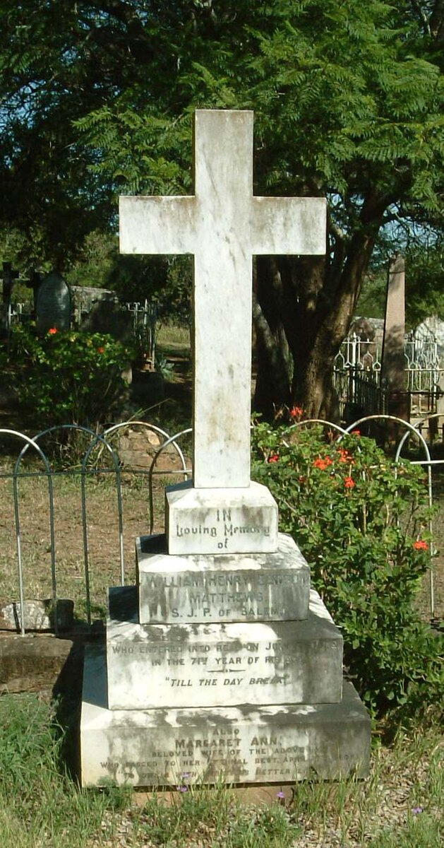 MATTHEWS William Henry Dawson -190?  &amp; Margaret Ann -1908