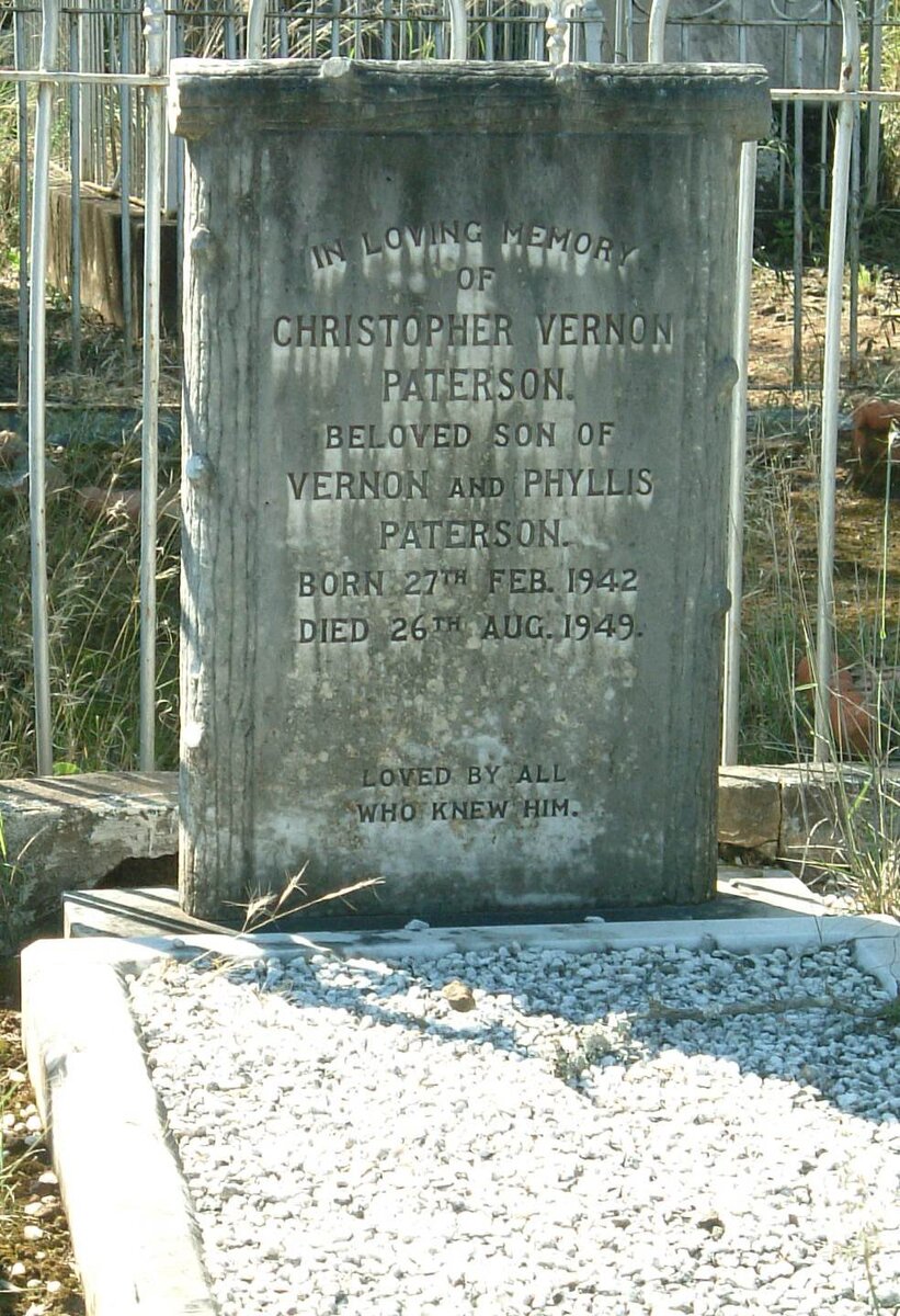 PATERSON Christopher Vernon 1942-1949