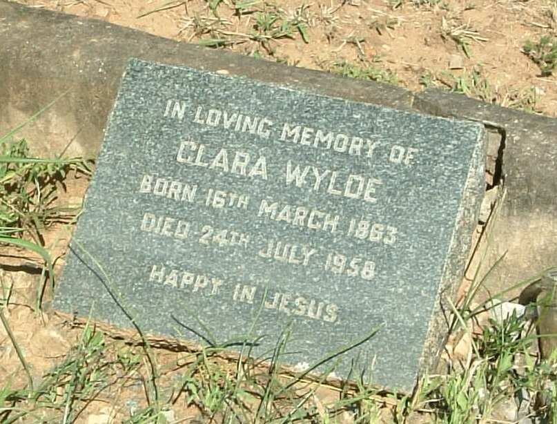 WYLDE Clara 1863-1958