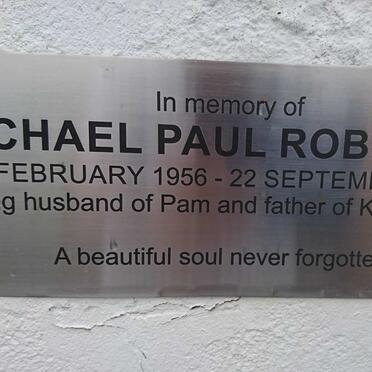 ROBINSON Michael Paul 1956-2015