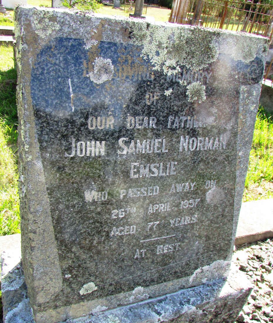 EMSLIE John Samuel Norman -1957