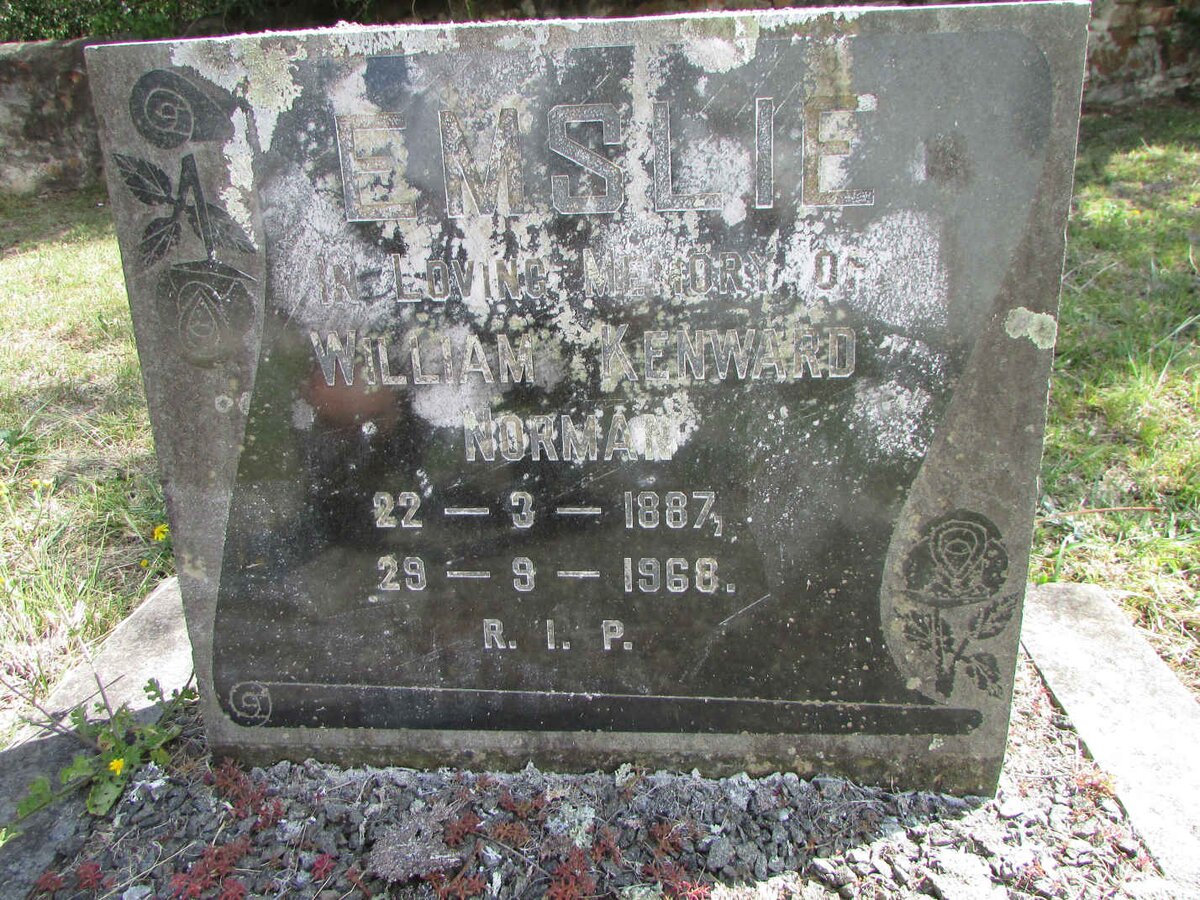 EMSLIE William Kenward Norman 1887-1968