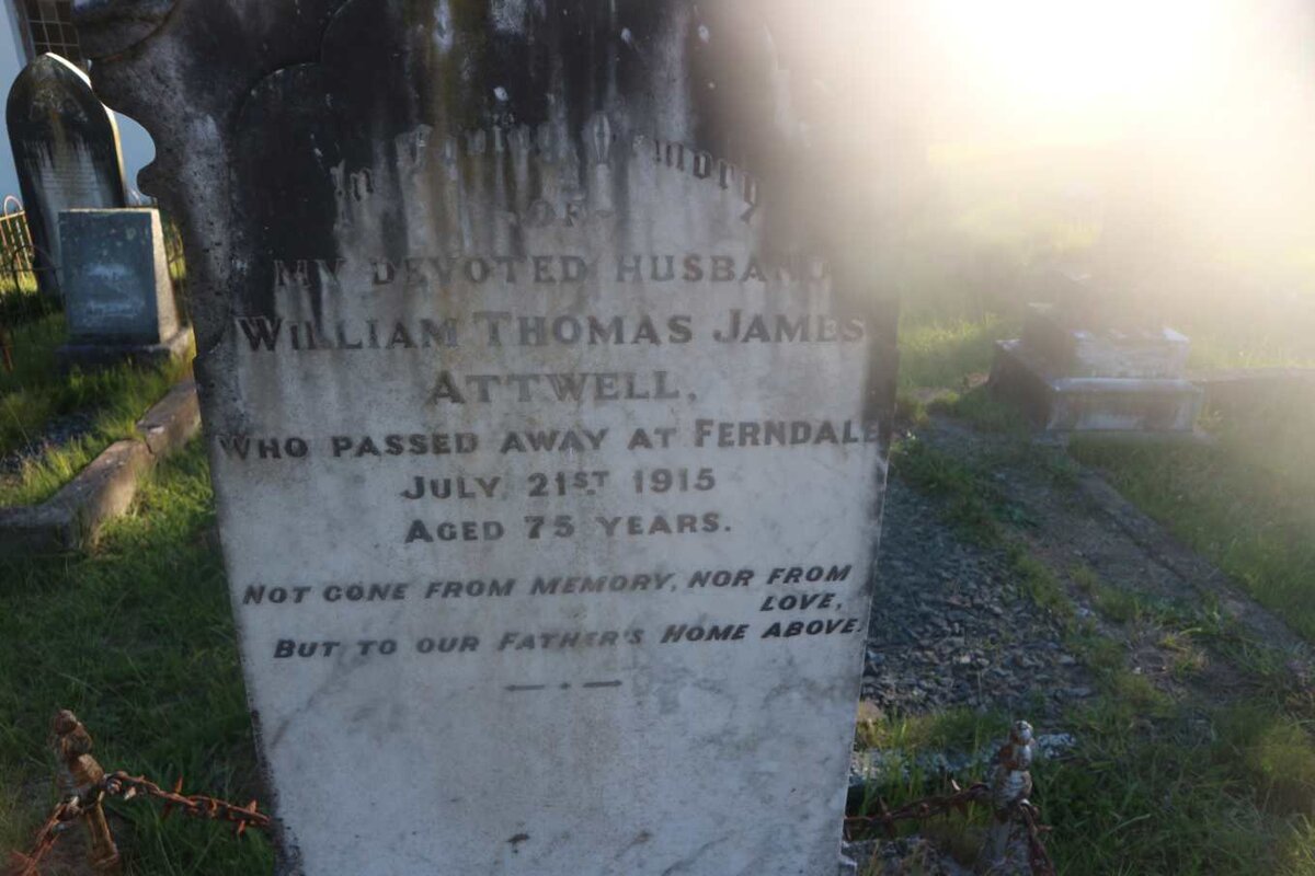 ATTWELL William Thomas James -1915