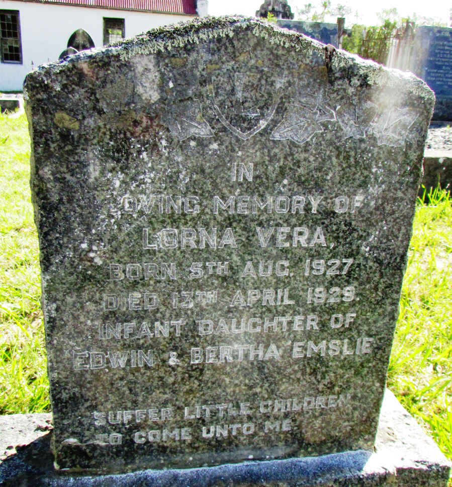 EMSLIE Lorna Vera 1927-1929