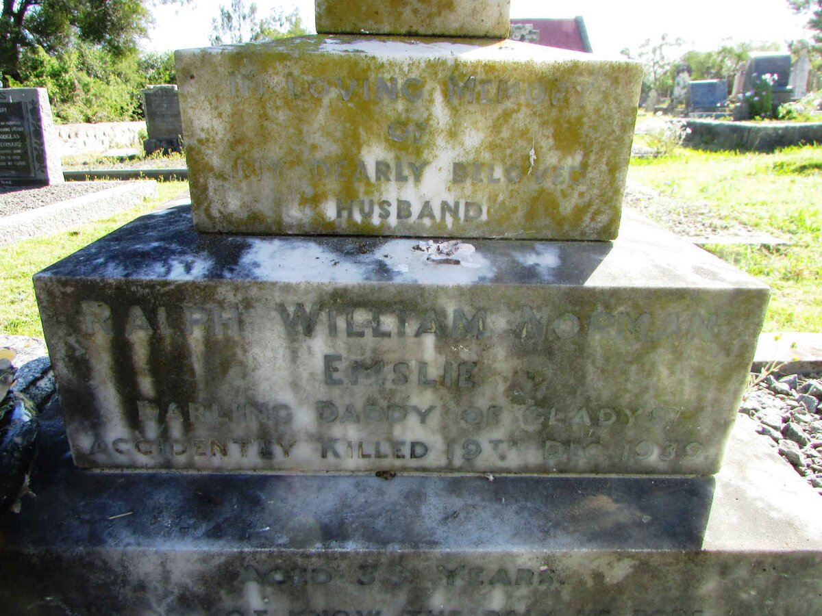 EMSLIE Ralph William Norman -1939