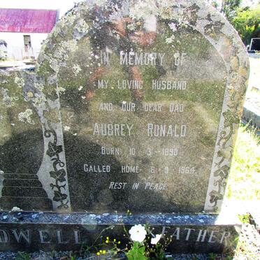 KIDWELL Aubrey Ronald 1890-1964
